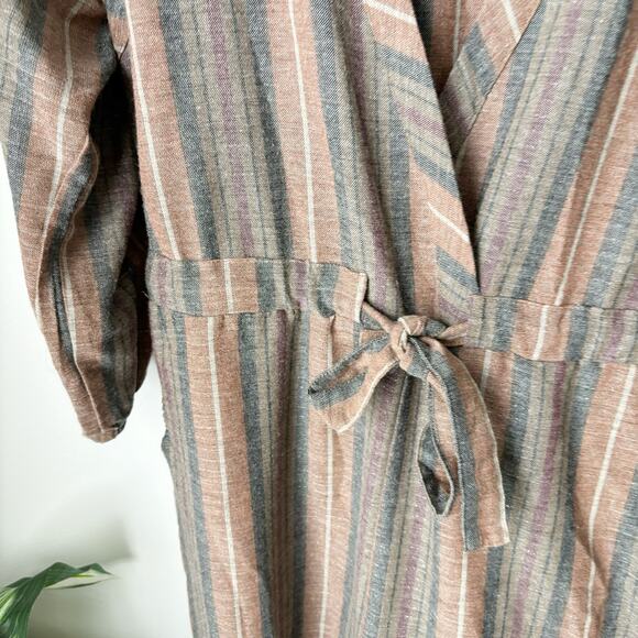 Free People Loveland Wool Blend Striped Jumpsuit - Picture 4 of 10